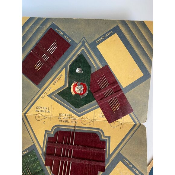 The Winner & Rocket Vintage Needle Cases With Assorted Needles & Threader Made I - Picture 9 of 12